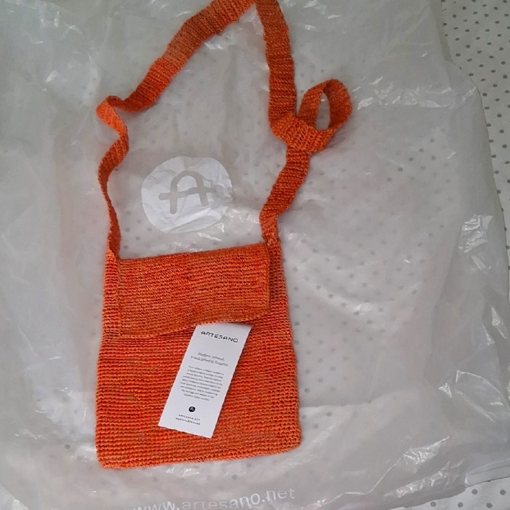 Artesano Brand Wicker Shoulder Bag